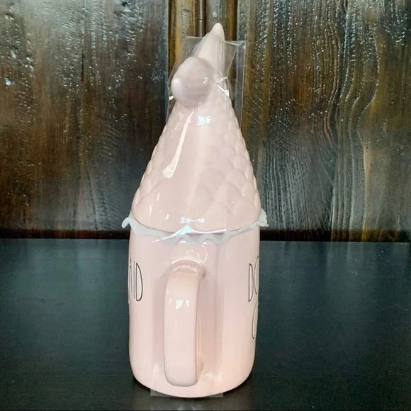 Rae Dunn MERMAID HAIR DON’T CARE Double Sided Ceramic Topper Mug - Picture 5 of 14